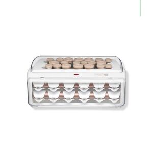 20-piece hot rollers with clips